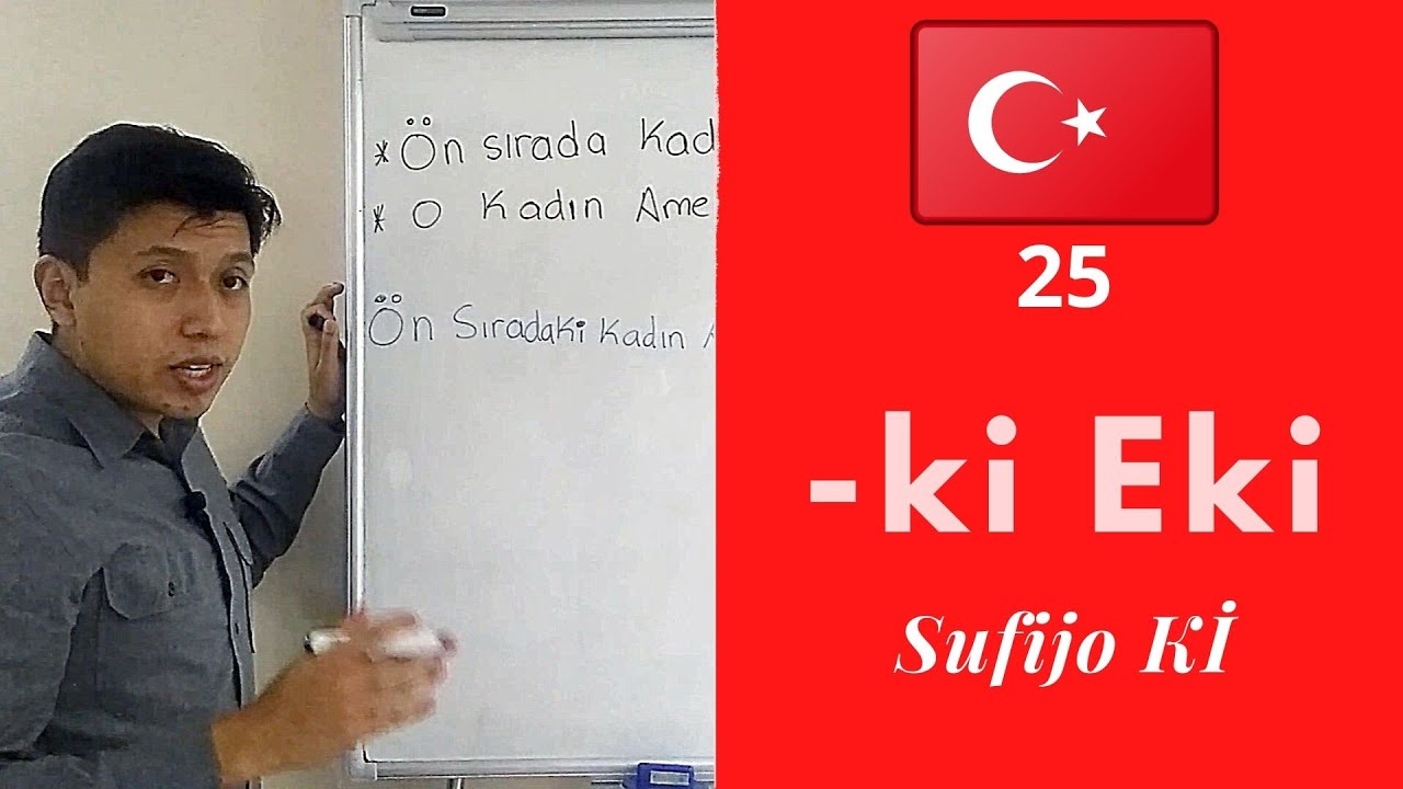 -ki Eki✅ Sufijo Kİ ✅ Aprender Turco✅