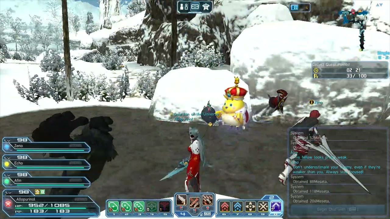 Phantasy Star Online 2 - Tundra Region Survey (Super Hard)
