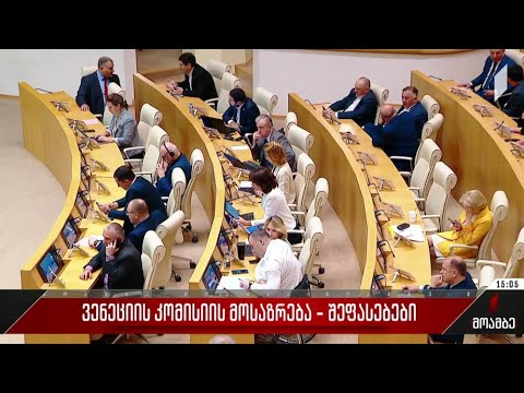 ვენეციის კომისიის მოსაზრება - შეფასებები