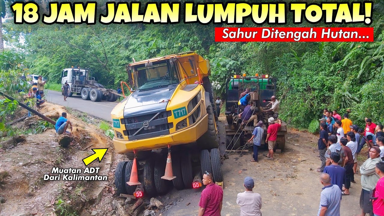 RIBUAN KENDARAAN TERJEBAK SELAMA 18 JAM‼️JALUR LIKU 9 LUMPUH TOTAL