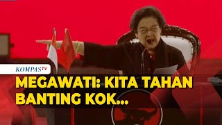 [FULL] Pidato Berapi-api Megawati di Rakernas ke-V PDIP, Ungkit Pemilu 2024 hingga Putusan MK