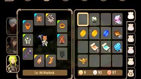 Skillbook Blood Revenge Lv 5 - Warlock - Inotia 4 - Free Android RPG