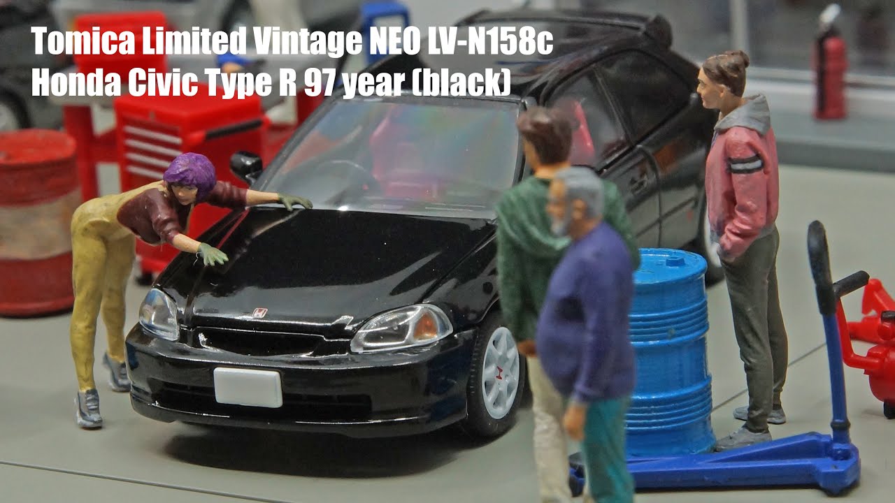 Tomica Limited Vintage NEO LV-N158c Honda Civic Type R 97 year