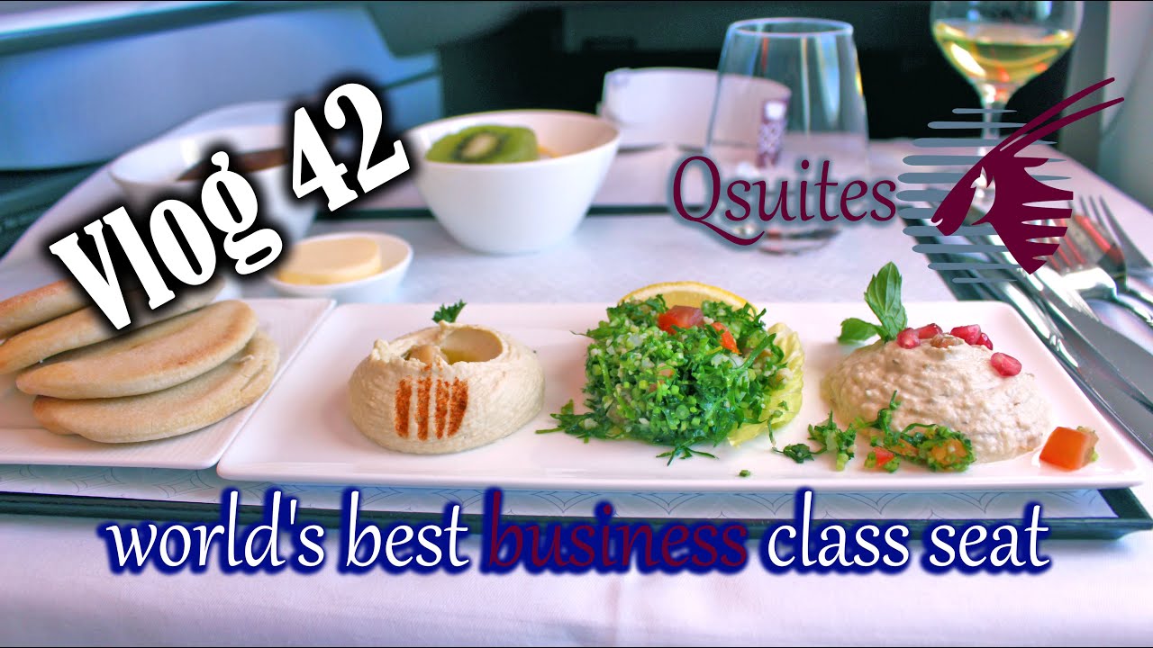 ✨ Free Upgrade to World’s Best Business Class Seat: Qatar Airways Qsuite! ✈️  vlog 42