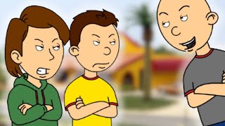 Clic Caillou Misbehaves At A Mexican Restaurantgrounded