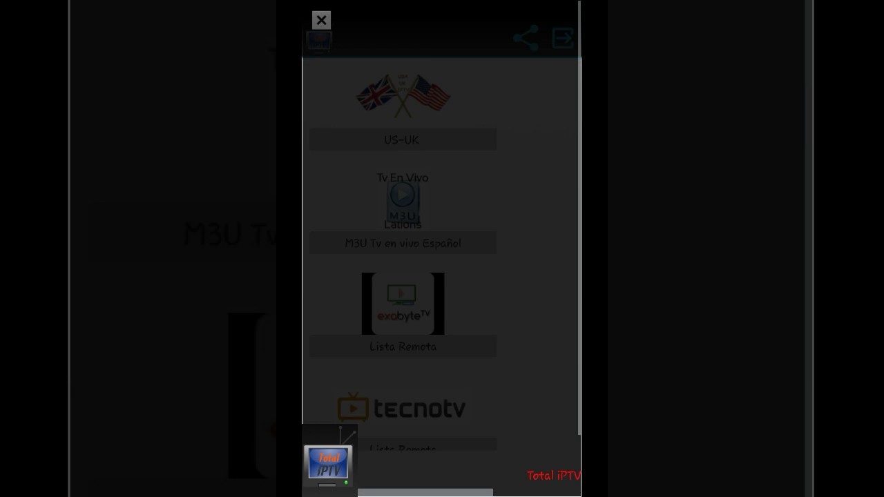 Total iptv listas remotas y m3u  2017