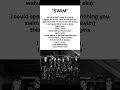 "BTS" - "SWIM" lyrics #bts