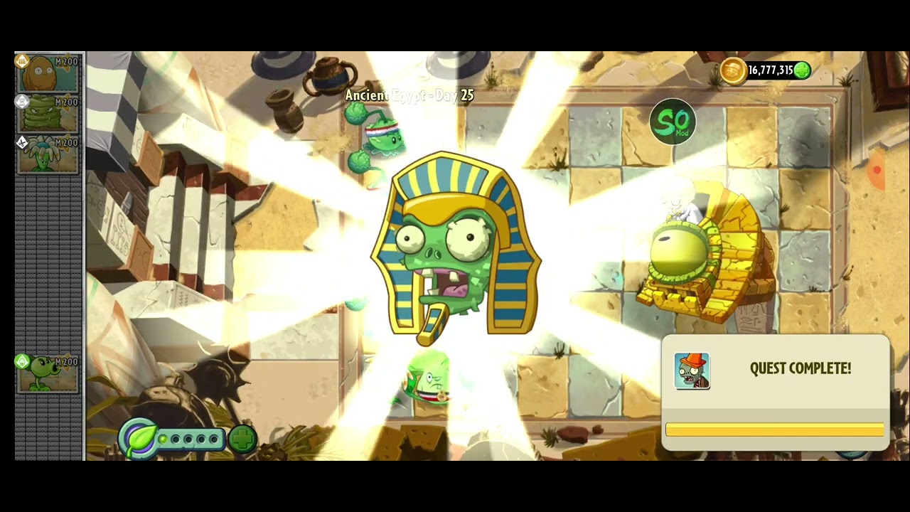 Plants VS Zombies 2 Mod Apk Version 10.5.1 [Unlimited Coins] [God Mod] [Mod  Menu]New Update Soso mod 