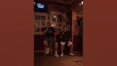 Ron Devine sings Elvis gospel karaoke