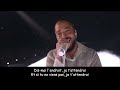 Slimane  mon amour live  lyrics  france   grand final  eurovision 2024