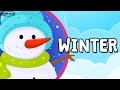 Winter weather song for kids | Snow song for kids | Seasons of the year KidloLand