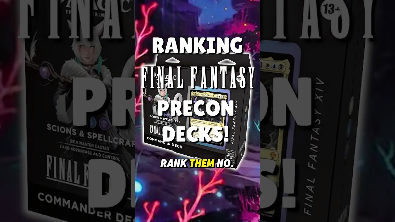 Ranking the NEW Final Fantasy Precon Commander Decks | MTG #Shorts - YouTube