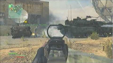 MW3: M16a4 Rapid Fire Gameplay - The easiest way to get an osprey gunner