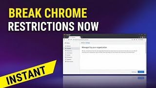 How to Remove "Managed by Your Organization" in Google Chrome – Step-by-Step Fix!