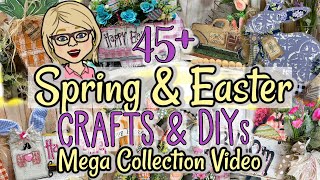45+ Spring and Easter Crafts DIYS 🐰🥕 MEGA Collection Video of My Favorite Spring Crafts