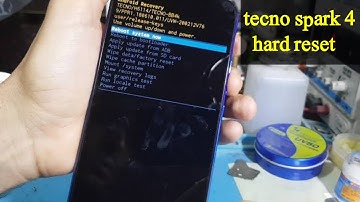How to hard reset TECNO spark 4