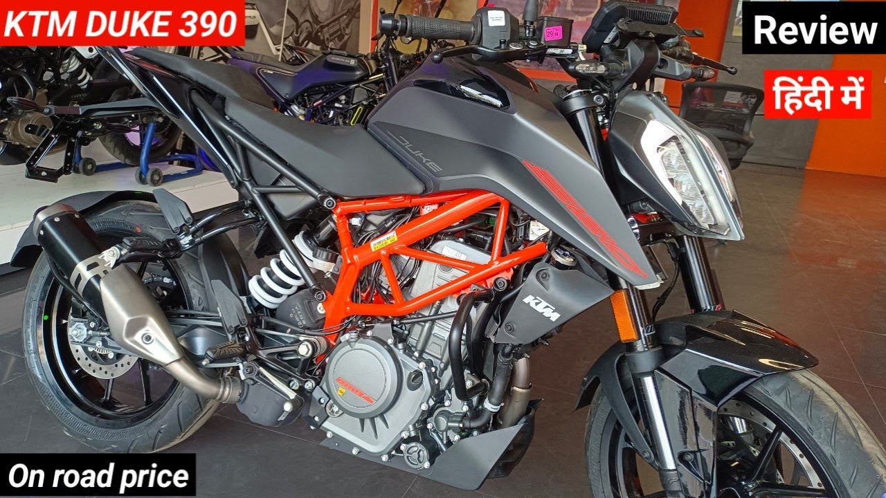 ros Maladroit gennemsnit Ye Hai All New 2023 KTM DUKE 390 Black Review | On Road price Features  Mileage top speed - YouTube
