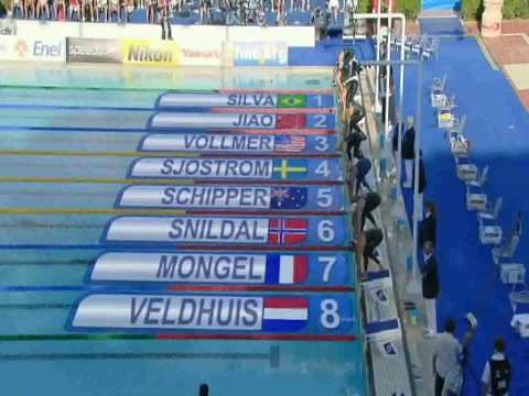 15 Year old Breaks World Record - 100m Butterfly [HQ]