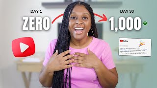 0 to 1000 SUBSCRIBERS ON YOUTUBE in 2024 | Youtube Tips to grow a new Youtube channel