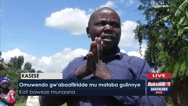 Agataliikonfuufu:  Omuwendo gw'abaafiiridde mu mataba gulinnye.