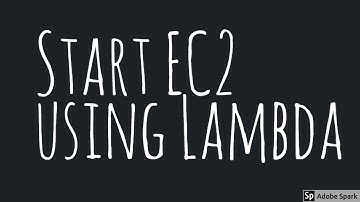 Starting EC2 Instance using AWS Lambda