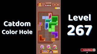 Catdom Level 267 walkthrough | Color Hole 🐱🕳️| Solutionguruji
