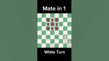 Trickiest Mate in one White To Move ( Mate In one ) ♟️