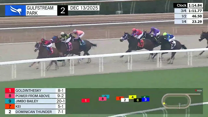 Gulfstream Park December 13, 2025 Race 2