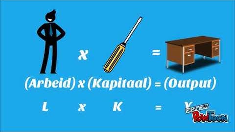 Productiefunctie: Cobb-Douglas