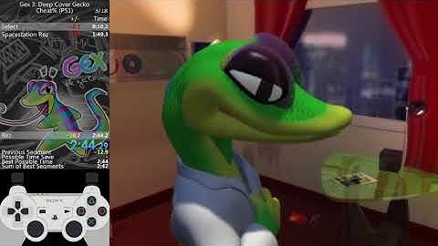 Gex 3: Deep Cover Gecko Cheat% Speedrun in 2:44
