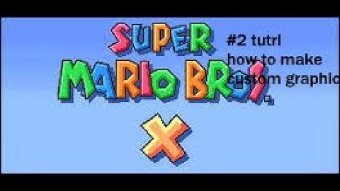 SMBX all version // how to make custom graphics!