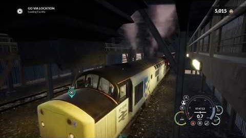 Train Sim World - Class 37 Tees Valley - Loading Coal & Slow speed control