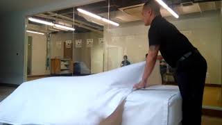 Standard Bed Making In Housekeeping (3 sheets in under 5 minutes) TESDA Competency Assesment NC2