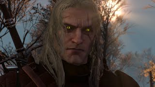 [4K] Book Accurate Geralt Meeting With Crones [Modded Witcher 3 Gameplay]