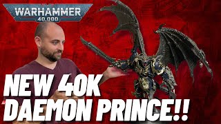 I painted the new Daemon Prince from Slaves to Darkness as a 40K model!