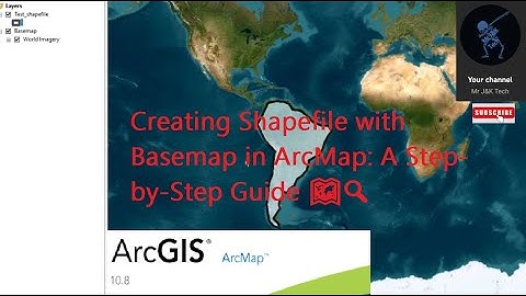 How to create Shapefile with Basemap in ArcMap| in Urdu/Hindi (2023)  #howto #gis #arcgis #basemap