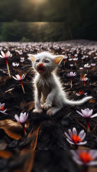 Cat and black saffron#cat #catfunny#cat#kitten#shorts#viral#short#funny#catlovers#fyp#ai#funny
