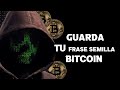 Guarda así tu frase semilla de Bitcoin, modo novato