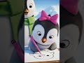 penguin drawing 😍🐧#penguin #kidsvideo #cartoon #snowfall #penguinadventures #drawing