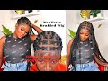 HOW TO INSTALL A FULL LACE BRAIDED WIG IN IN FEW MINUTES | Omoni Got Curls FT FANCIVIVI