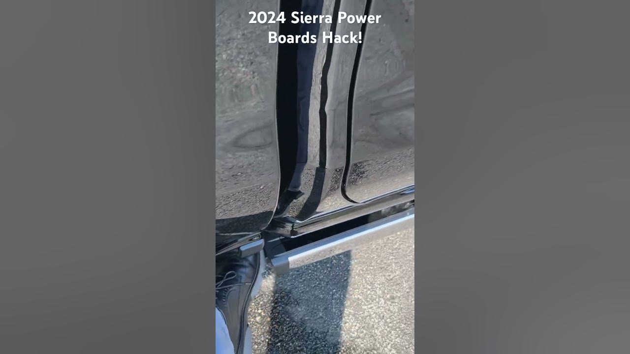2024 GMC Sierra Power Steps Hack; easily access the truck box! - YouTube