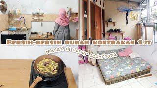 BERSIH-BERSI RUMAH KONTRAKAN 1jt | MASAK DI #dapursederhana