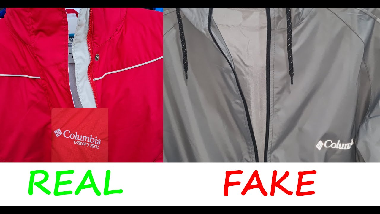 Columbia rain jacket real vs fake. How to tell original Columbia hard