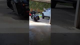 S&S 124 Hc Crate Motor With 2 Into 1 Boarzilla Pipe. Resimi