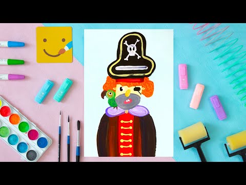 Как нарисовать ПИРАТА поэтапно/ Урок рисования
