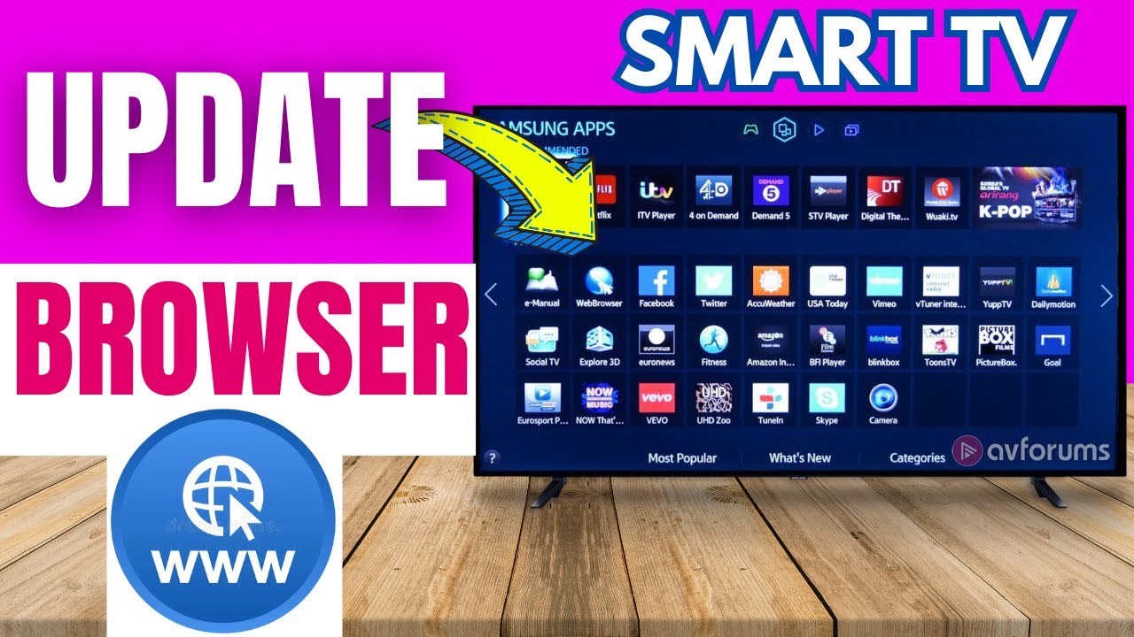 How To Update Smart TV Browser - YouTube