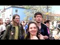 Glastonbury May Day Beltane procession 2023