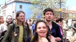 Glastonbury May Day Beltane procession 2023