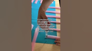 lowkey i like wig styling now #wigstyling #ponytailwig #gluedponytail #homuramomiji #drstonecosplay