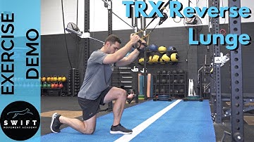 How To Do a TRX Reverse Lunge